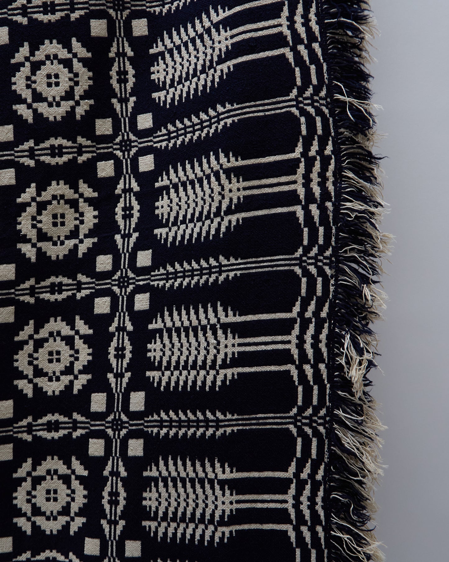 Antique Jacquard Weave Blanket