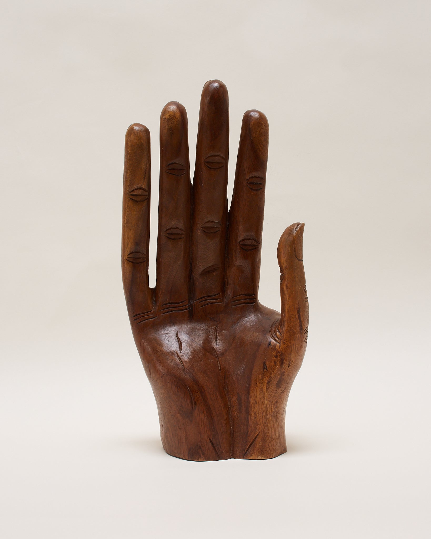 Wooden Hand Sculpture