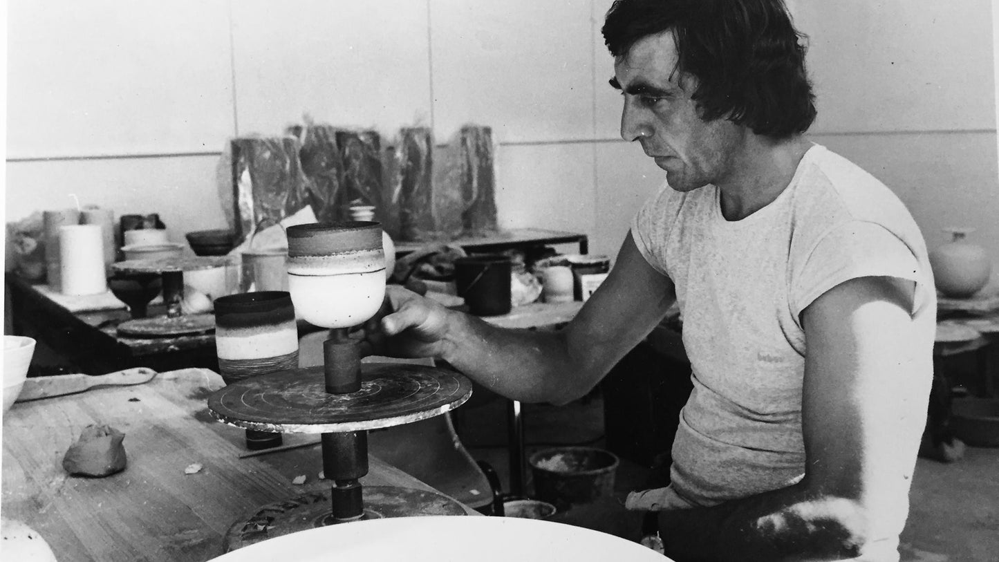 Robin Welch ceramic pot, artist portrait 2. Category — Ceramic Pots & Studio Pottery