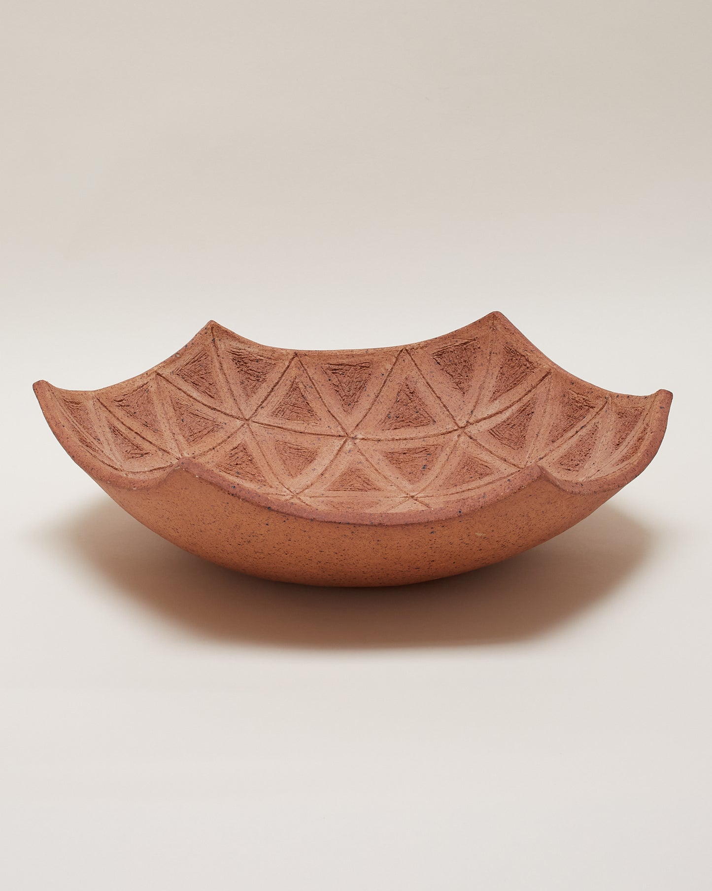 Annie Fourmanoir large ceramic bowl, front view. Category — Ceramic Bowls