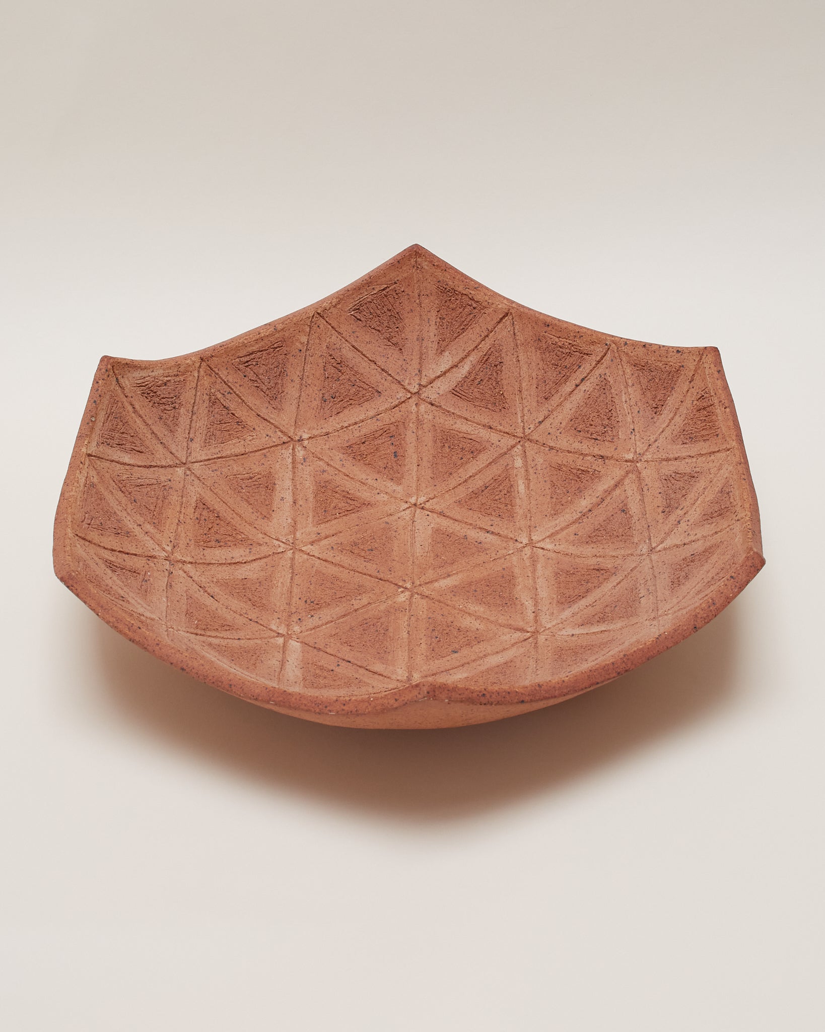 Annie Fourmanoir large ceramic bowl, above view 2. Category — Ceramic Bowls