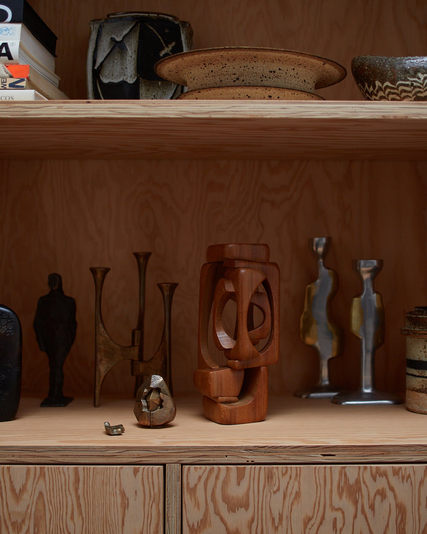 David Marshall candle holders, collection group shot. Category — Art Objects & Metal Candle Holders