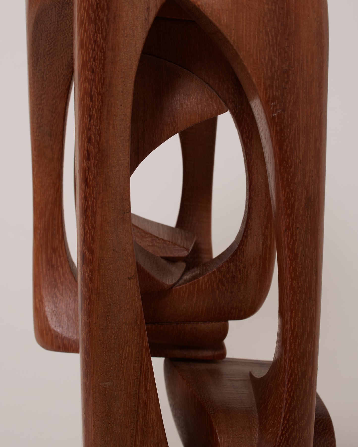 Brian Willsher wooden sculpture, detail shot. Category – Art Objects & Ceramic Sculpture