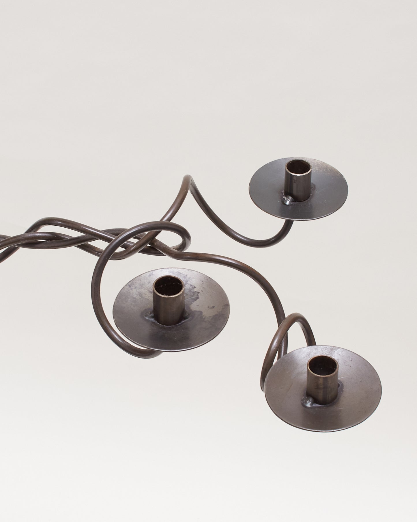 Tall Wrought Iron Candle Holder