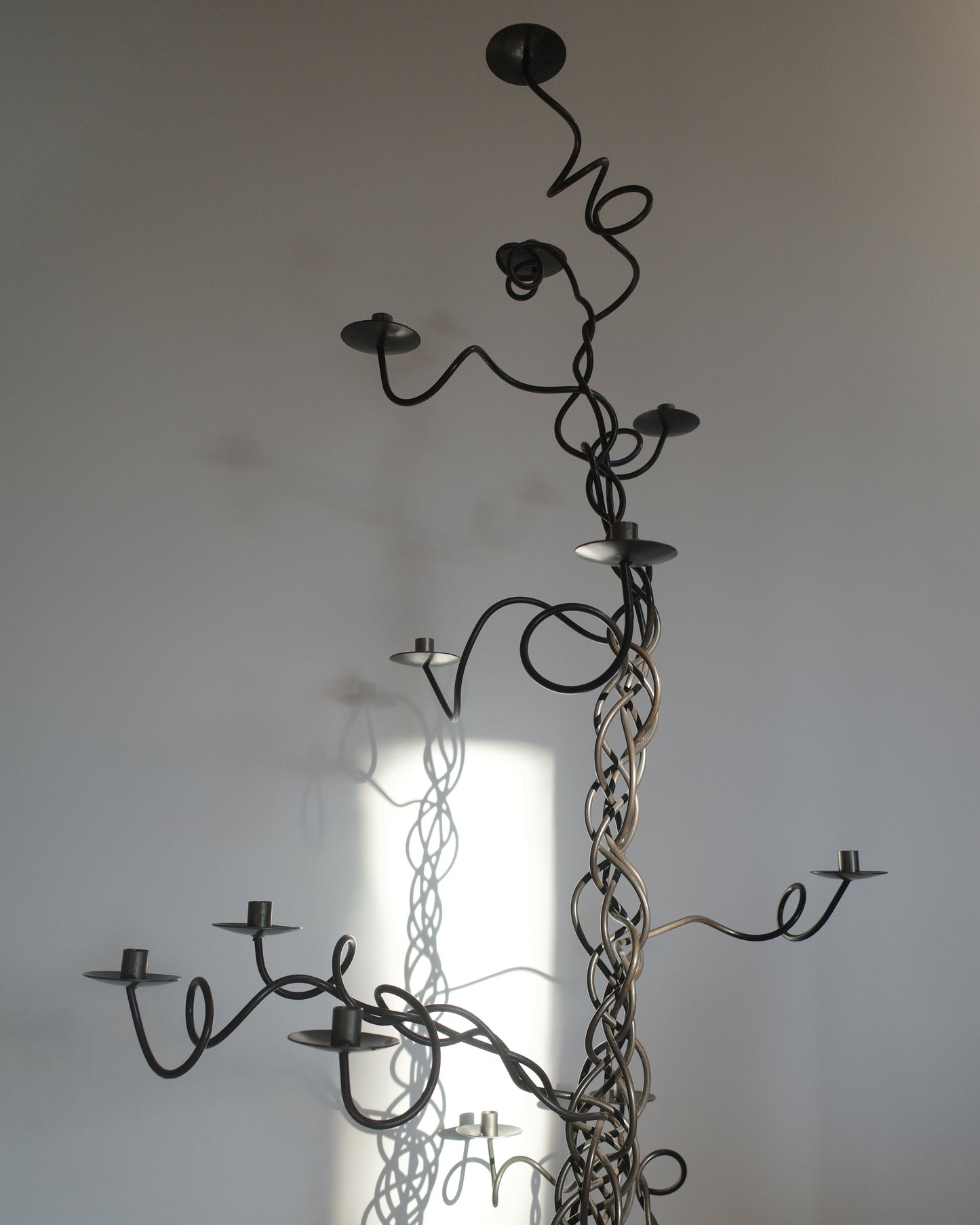 Tall Wrought Iron Candle Holder