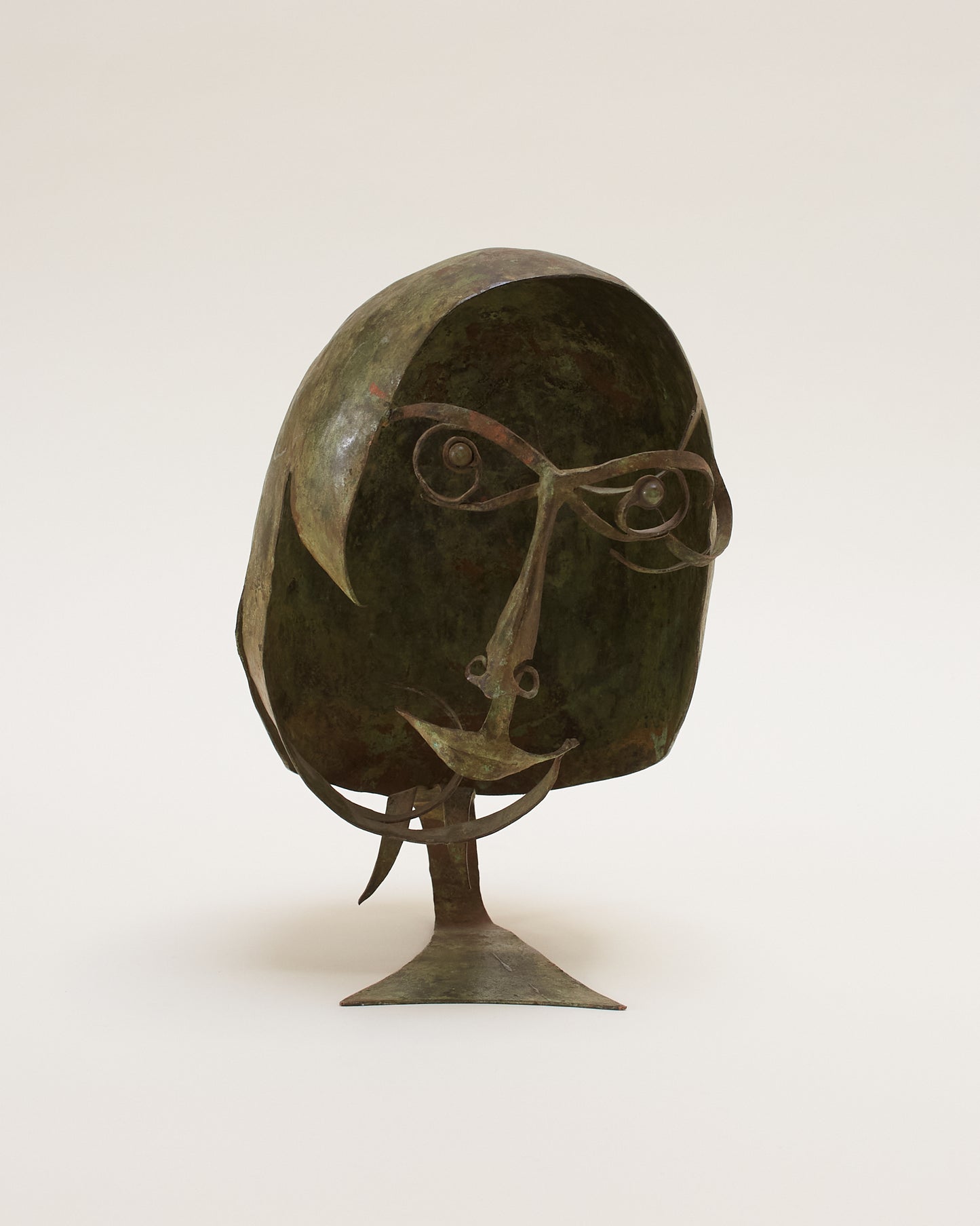 Bronze Head Sculpture