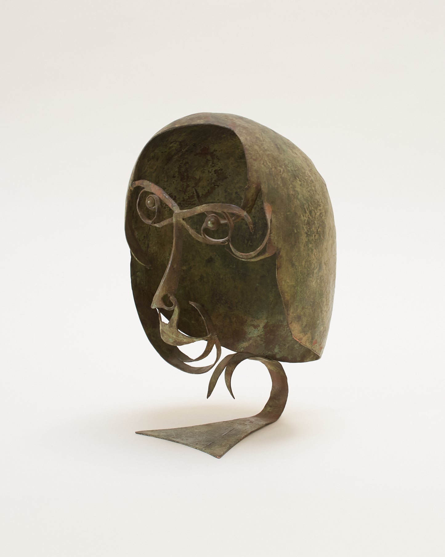 Bronze Head Sculpture